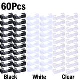 1/100Pcs Cable Clips Self-Adhesive Cable Organizer Cord Management System Cord Holder for Wire Management Desk Car Office Home