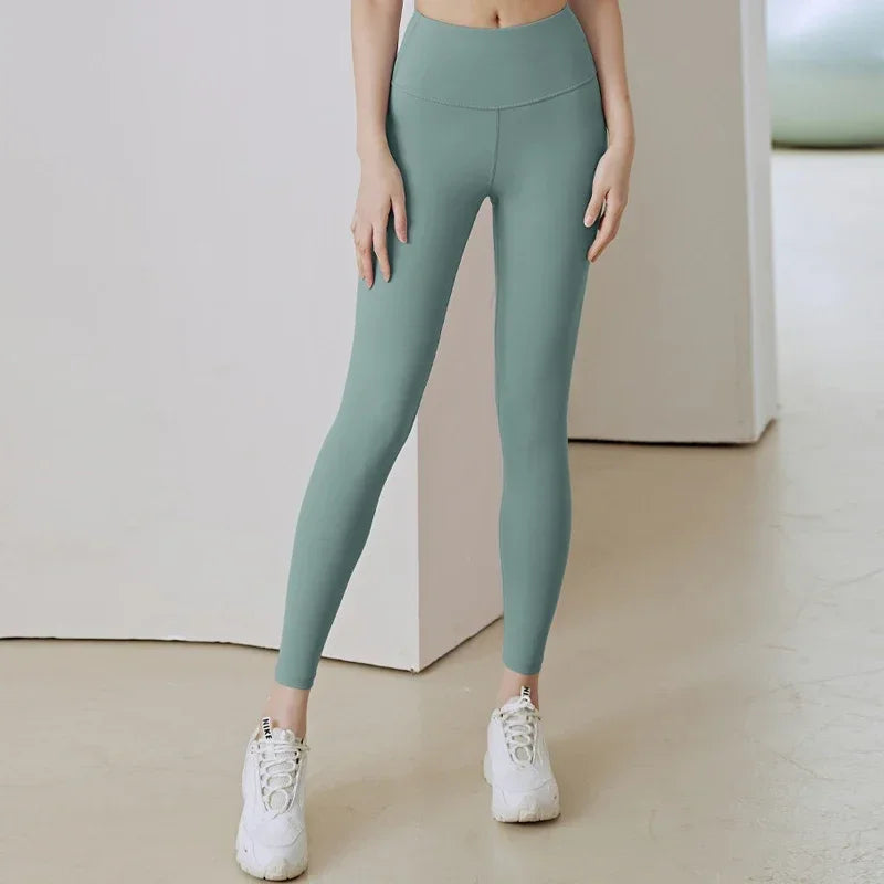 Plus size sem costura calças de yoga cintura alta ginásio leggings esporte feminino fitness legging controle barriga correndo collants sexy menina