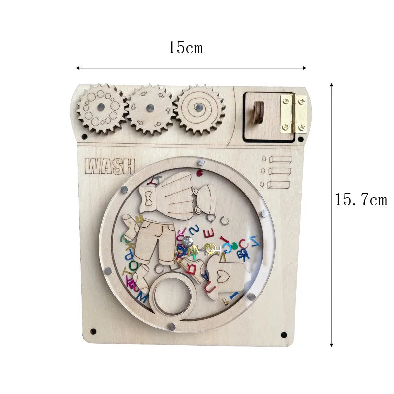 Montessori Busy Board DIY Material Accessories Sensory Toys Busyboard Parts for Children Early Educational Baby Development Toys