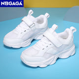 Children's Fashion Sports Shoes Breathable Student Black School Walking Shoes Anti-skid Boys & Girls Casual Running Sneaker