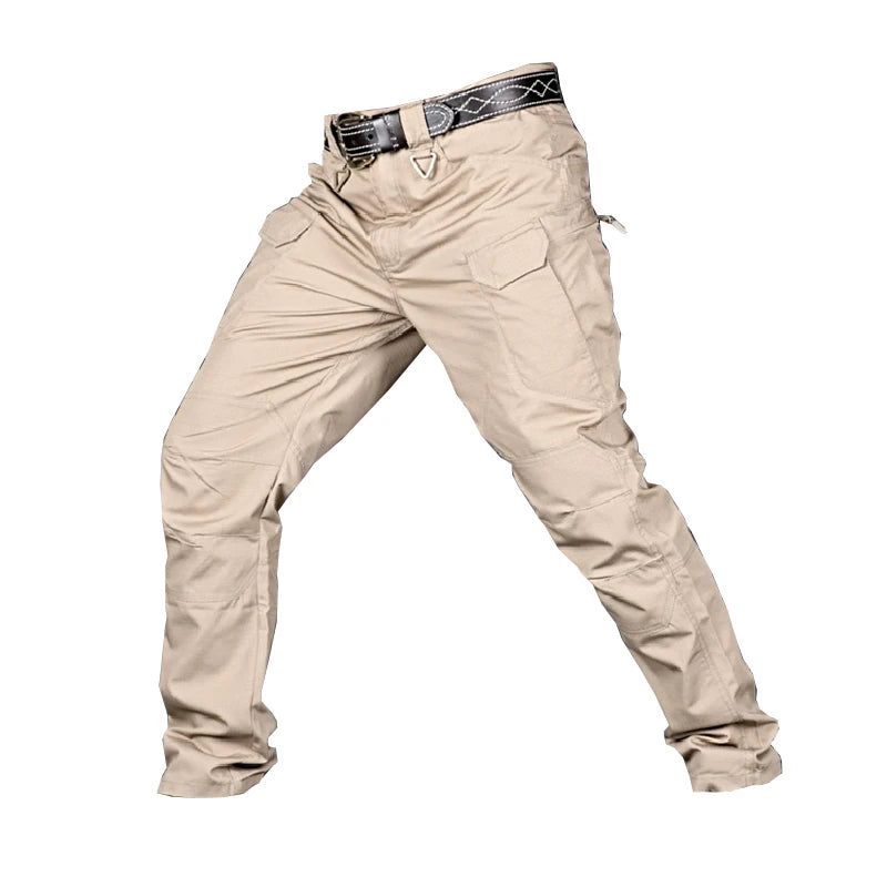 Tactical Cargo Pants Men Combat Outdoor Hiking Work Joggers Lightweight Trousers Male Elasticity Multiple Pockets Resistant Pant