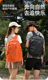Unisex Foldable Expandable Nylon Backpack Lightweight Casual Large Capacity Multifunctional Outdoor Sports Travel Bag