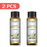 EUQEE 10ml Pure Natural Essential Oil Blue Tansy Cardamom Lime Palo Santo Honeysuckle Eucalyptus Patchouli Citronella Aroma Oil