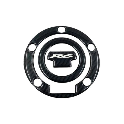 R6 Sticker 3D Carbon Look Motorcycle Tank Pad Protector Stickers Case for Yamaha YZF600 YZF-R6 R6S Tankpad Decals