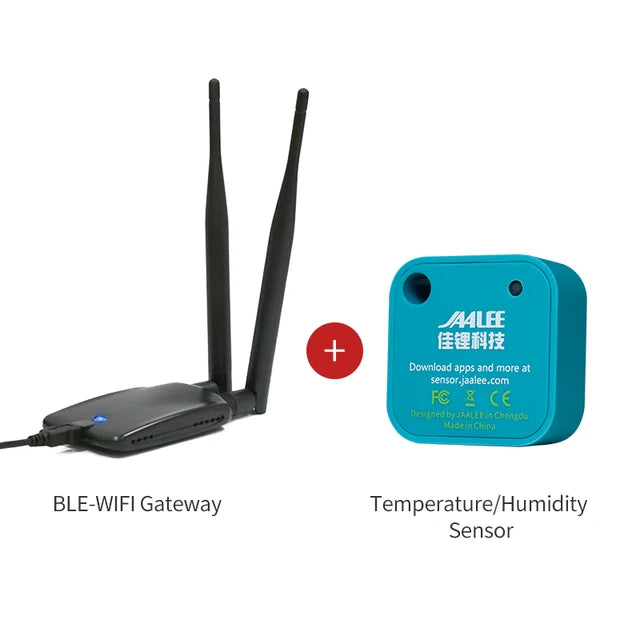 Jaalee WiFi Gateway Temperature/Humidity/Humidity/Dew Point/VPD Thermometer/Hygrometer Monitor Refrigerator Freezer Alarm 