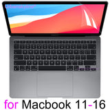 Keyboard Cover for Macbook Air 13 M3 15 Pro 14 M4 13 M2 16 Retina 11 Silicone Protector Skin Case A3113 A3114 A2681 A2941 A2992