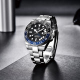 Relógio Masculino Mecânico de Luxo PAGANI DESIGN 2026 – Aço Inoxidável, Função GMT, Vidro de Safira – Marca de Alto Padrão
