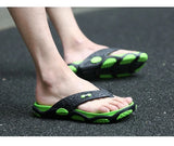 Men's Summer 2025 Trendy Flip-Flops Beachwear Slippers Anti-slip Deodorant Casual Shoes Plastic Slip-On Sandals for Adults