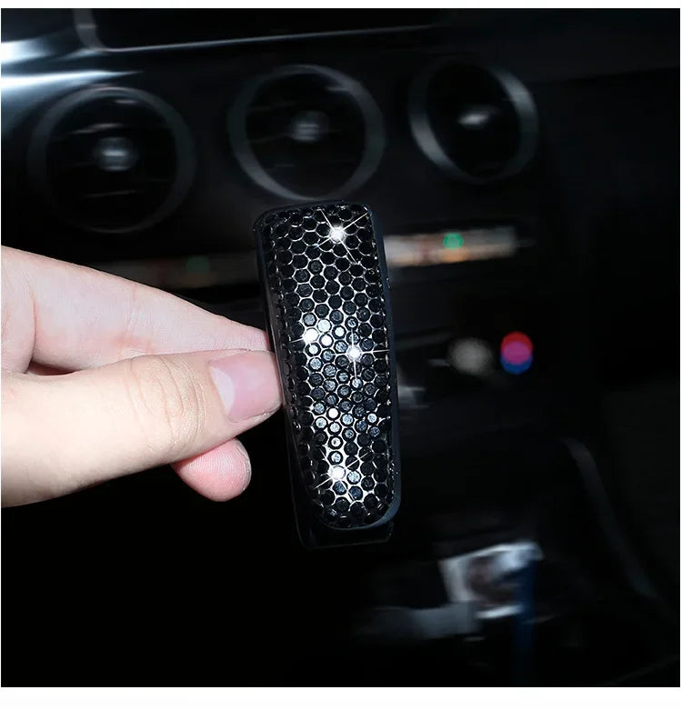 Car Sun Visor Sunglasses Clip Diamond Glasses Holder Eyeglasses Clips Card Ticket Holder Fastener Glasses Case Auto Accessories