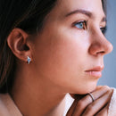 Wave Hoop Earrings for Women,925 Silver Charms,Fits Original Pandora,DIY Jewelry Gift,Hot Sale,New,2024 