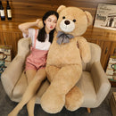Giant 105cm Soft Teddy Bear Plush Toys White&Pink&Brown Bear Super Big Hugging Pillow Animal Cushion Children Birthday Gift