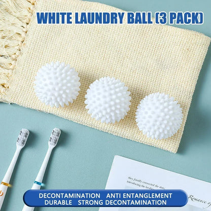 1/3PCS Magic Laundry Balls Reusable PVC Solid Cleaning Ball Household Cleaning Washing Machine Accessories Clothes Softener