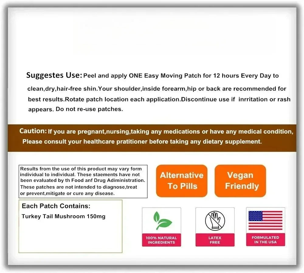 30 Patches Black Maca Complex Transdermal Patches Vitality Supplement for Men