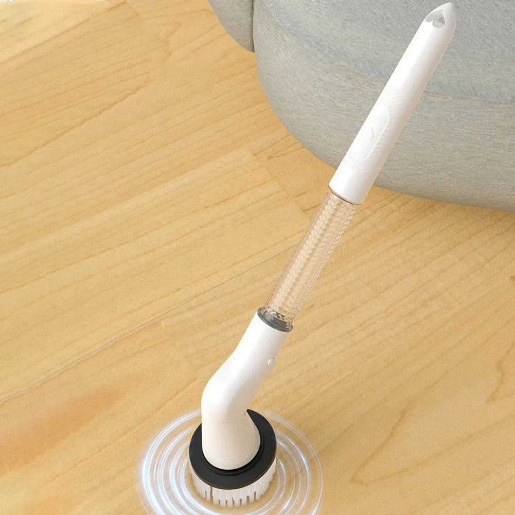 Cepillo de limpieza eléctrico 5 en 1, multifuncional, inalámbrico, giratorio, para baño, cocina, ventanas e inodoro.