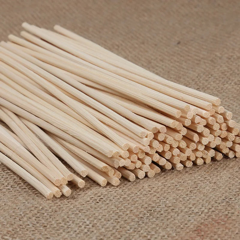 50pcs 10/19/22/24/30/35/40cm Natural Rattan Sticks Reed Diffuser Home Fragrance Reed Sticks Aromatherapy Diffuser Refill Sticks