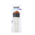 6pcs/set Artist Paint Brushes Two-tone Nylon Tips Artist Paint Brush For Acrylic Oil Watercolor Acrylic Paint Body Face Rock Art