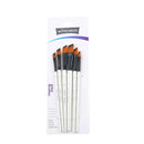 6pcs/set Artist Paint Brushes Two-tone Nylon Tips Artist Paint Brush For Acrylic Oil Watercolor Acrylic Paint Body Face Rock Art