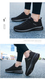 Men Running Walking Knit Shoes Fashion Casual Sneakers Breathable Sport Athletic Lightweight Men Sneakers Casual Shoes