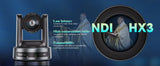 4K/1080P SDI NDI PTZ Camera 10X/20X Optical Zoom, HDMI/USB/POE | IP Live Streaming Camera for Church/Meeting/Broadcast (Youtube)