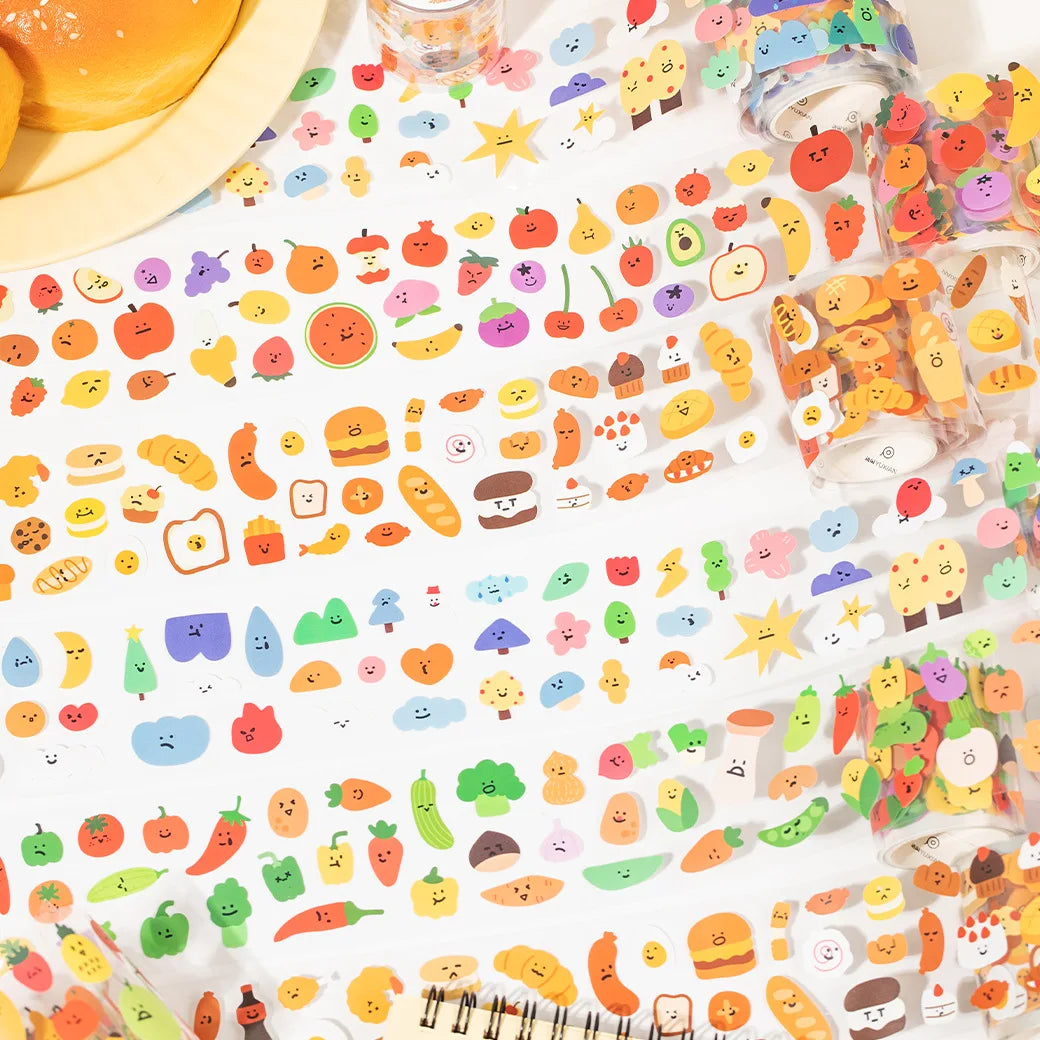 1Pc Sign In Mood Series Washi Tape Kawaii Paper Decorative Collage Adhesive DIY Scrapbooking Hand Made Masking Child Stationery