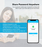 Tuya WIFI Double Side Fingerprint Lock Waterproof Outdoor Gate Passcode Rfid Card Keyless Smart Door Lock