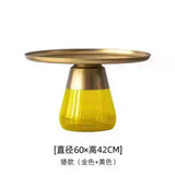 Artistic Glass Coffee Tables, Creative Design End Tables for Living Room , Stylish Accent Tea Table with Various Sizes & Colors