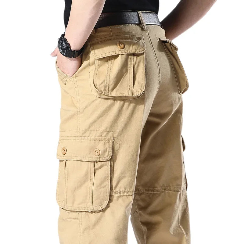 Men's Camouflage Cargo Pants Camo Cargo Multi Pockets Military Tactical Pants Man Hip Hop Joggers Streetwear Sweatpant for Men