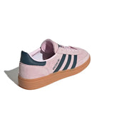 adidas Originals HANDBALL SPEZIAL Suede Round Toe Lace-Up Low-Top Sneakers Women's Pink/Black IF6561