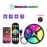 RGB LED Strip Light 5050 Bluetooth APP Control USB LED Flexible Lamp DC 5V Diode Tape for Party Living Room Festival 