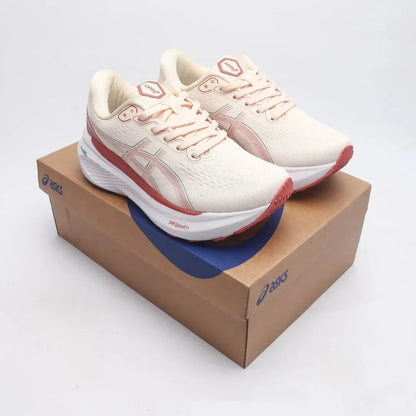 Zapatillas de running Asics Gel Kayano 30 para mujer, color negro, caña baja, antideslizantes, transpirables y ligeras.