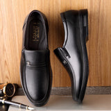 Leather Men Formal Shoes Luxury Brand 2025 Men's Loafers Dress Moccasins Breathable Slip-on Black Driving Shoes Plus Size 38-46