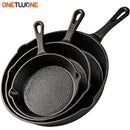 14/16/20cm Cast Iron Frying Pan,Non-stick Skillet Kitchen Fry Pot,Breakfast Pan Omelette  pancake pan,Induction Cooking Cookware