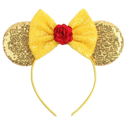 Kids Belle Cosplay Party Princess Dress Beauty Beast Princess Clothes  Halloween Event Festival Party Flowers Print Costume