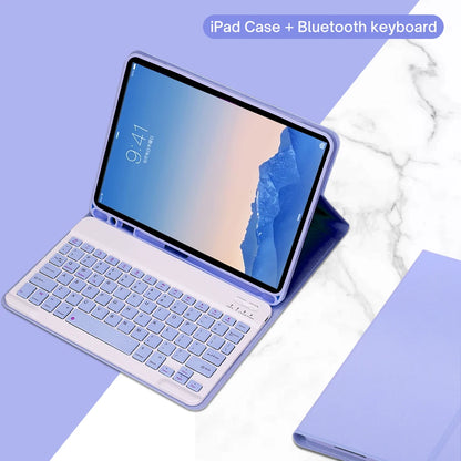 For iPad 5th Gen 2017 6th Gen 2018 9.7inch Case, Bluetooth keyboard case for iPad Air 1st 2nd Pro 9.7inch