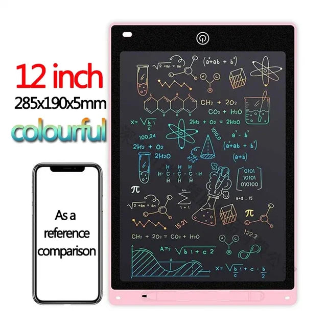 LCD Writing Tablet for Kids, Graffiti Sketchpad Toys, Handwriting Blackboard, Magic Drawing Board, Gift, 10", 12" 