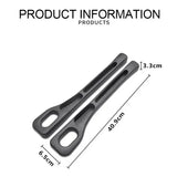2pcs Car Seat Gap Filler Organizer Waterproof Car Seat Gap Plug Strip with 2 Grooves Seat Gap Storage Auto Interior Accessories