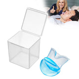 Anti-Snore Tongue Retaining Device Reusable Anti Snoring Mouthpiece Braces Snoring Stopper n Women Night's Sleep