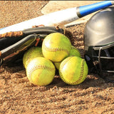 12-Inch Softball Training Ball Official Size Weight Sports Practice Unmarked Training Ball Durable High Quality