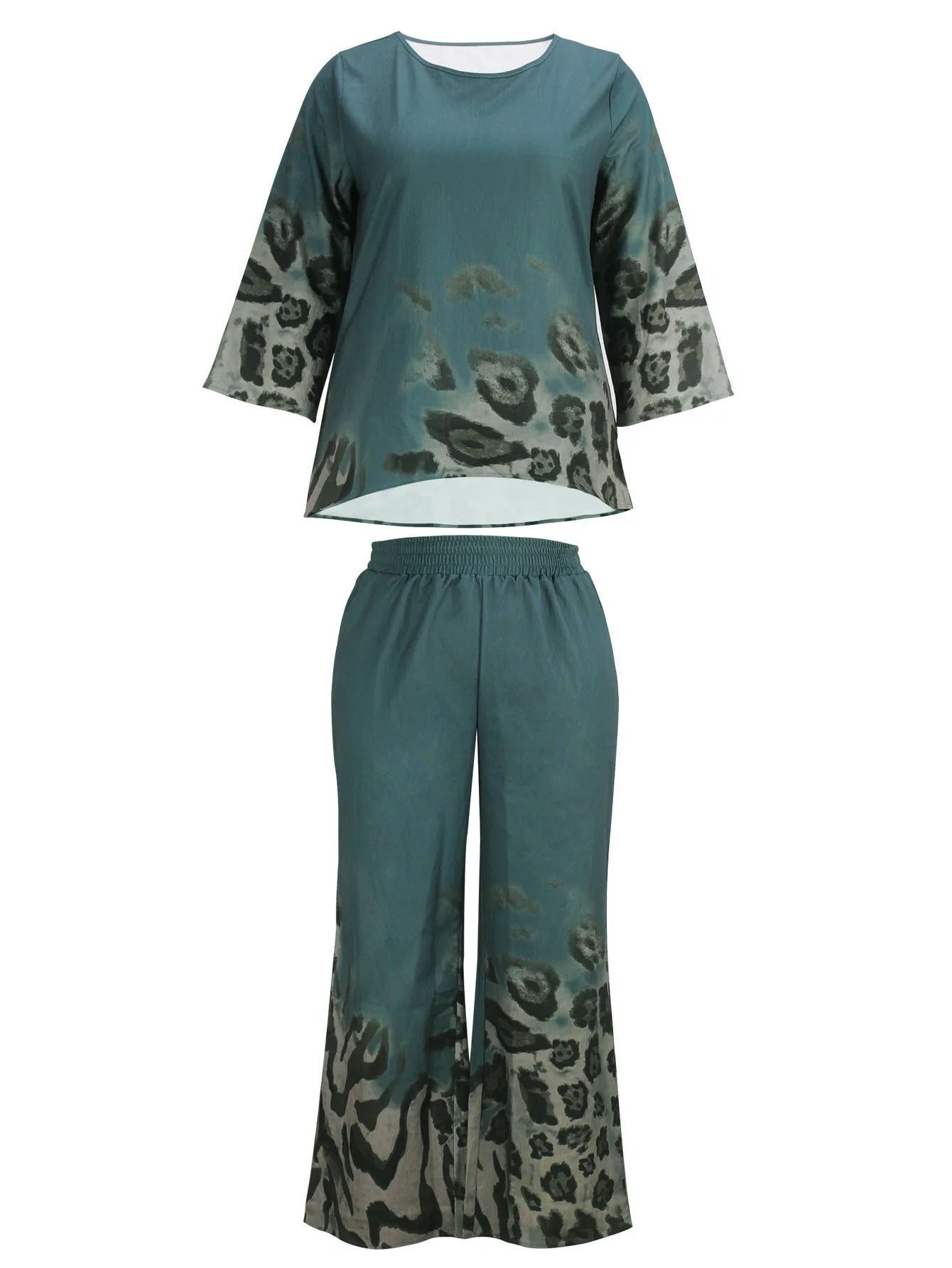 2 Piece Women Sets 2025 New Arrival Plus Size Autumn Winter Matching Sets Top And Pants Suits Outfits Oversized Clothing