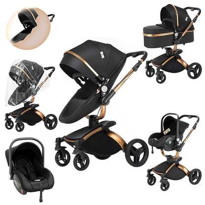 Cochecitos 3 en 1, cochecito de bebé, asiento de coche, cochecito de viaje, cochecito para recién nacidos, paisaje alto, artículos para madres, niños y bebés.