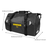 SOYAVISION 20L 50L 70L 80L 100L Motorcycle Waterproof Tail Bag Travel Outdoor Luggage Bag Motorcycle Seat Bag
