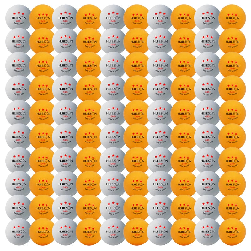Huieson 50/100 PCS High Quality Ping Pong Balls International Standard Table Tennis Balls  For Competition And Training