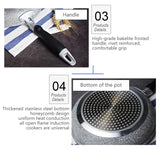 Durable Stone Frying Pan 28/26/24/20cm Wok Non-stick Pan Skillet Cauldron Induction Cooker Pans Pancake Egg Gas Stove Home