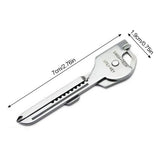 Utili Key Shape Mini Multi Tool Multipurpose Knife Opener Screwdriver Ring Keychain Pocket Survive Edc Gear Utility Pocket Kit