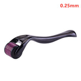 Derma Roller para pele, barba e cabelo, Needle-Micro Face Roll Tool, 540 agulhas para crescimento facial, corporal e capilar, 0.2mm, 0.25mm, 0.3mm