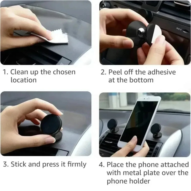 Cell GPS Support Magnetic Car Phone Holder Mount Dashboard Smartphone Mobile Stand Bracket in Car For iPhone Xiaomi Samsung LG