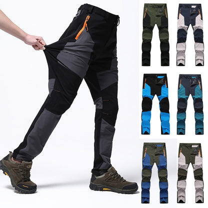 Pantalones de senderismo casuales para las 4 estaciones, pantalones de pesca abrigados para hombres, pantalones tácticos impermeables para deportes al aire libre, pantalones de trekking de montaña