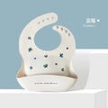 1pc Baby Lunch Apron Toddler Silicone Bibs Baby Kids Girl Boys Waterproof Saliva Cartoon Feeding Baby Silicone Bib Aprons 