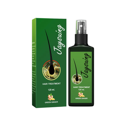 Spray líquido para el crecimiento del cabello, nutritivo, para raíces, denso, anticaída, jengibre, anticaída, masaje del cuero cabelludo, reparador, eficaz. 