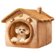 Indoor Warm Dog House Soft Pet Bed Tent House Dog Kennel Cat Bed Removable and Washable Cushion Suitable for All Seasons Universal